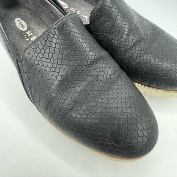 Dr. Scholls Be Energized Wesley Black Womens Size 8M Croc Embossed Comfort Foam - Picture 9 of 13